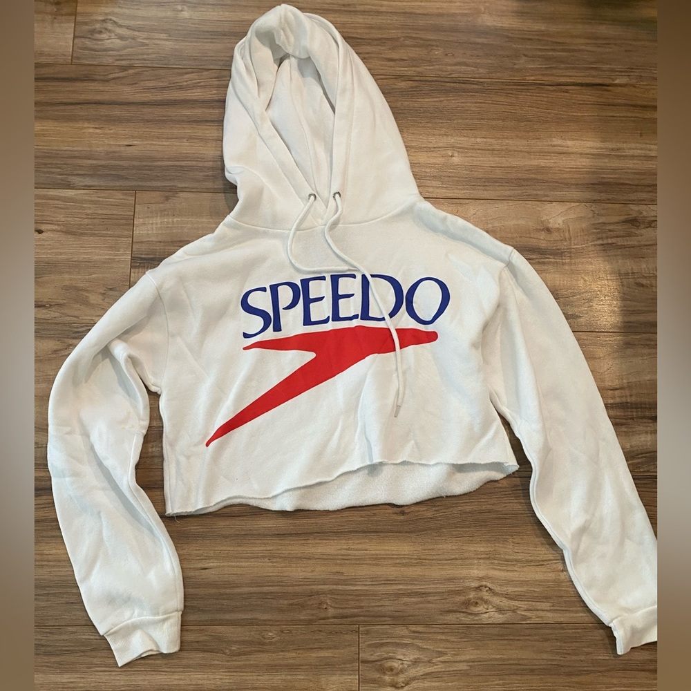 Speedo girls crop top hoody shirt